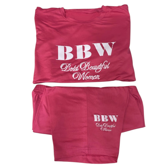 BBW 2 pc short set